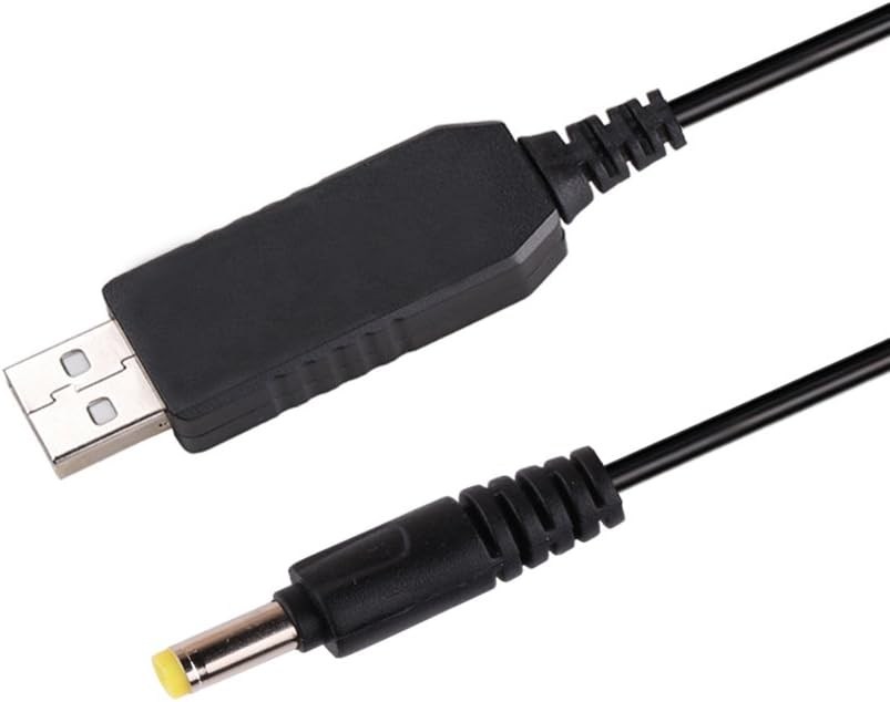 كابل تحويل USB إلى 12 فولت لتشغيل الأجهزة الصغيرة Hincor بطول 1 متر