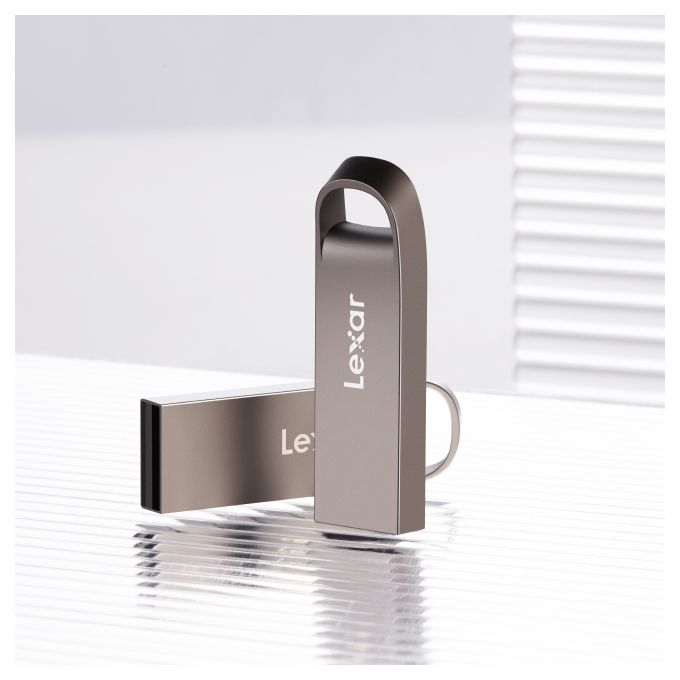 فلاشة ليكسار JumpDrive E21 سعة 64 جيجابايت معدنية USB لتخزين ونقل الملفات 2